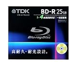 TDK �f�[�^�p�u���[���C�f�B�X�N 25GB BD-R(1��^��p) 4X �m�[�}�����[�x�� 10mm�P�[�X �P�i BRD25B1S