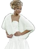 Fellstola zum Brautkleid Pelzoptik