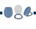 Abattant - Lunette WC Change Strips Bleu