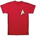 Star Trek Men's Engineering Uniform T-shirt Red