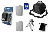 41zE%2BDrAfNL. SL160  Deluxe Canon SLR Kit for EOS Digital Rebel XS XSi 450D 1000D   2x LP E5 1100mAh , Rapid Battery Charger, High Speed 8 GB SDHC SD Memory Card, Premium SLR Camera Case with Shoulder Strap, Deluxe Mini Tripod, and Scratch Guard Accessory Pouch