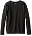 adidas Boys' Ultimate Ls Tee-Black