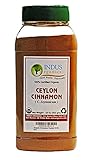 Indus Organic Ceylon Cinnamon Powder, 1 Lb Jar, Premium Grade, Freshly Packed in New Ergonomic Design