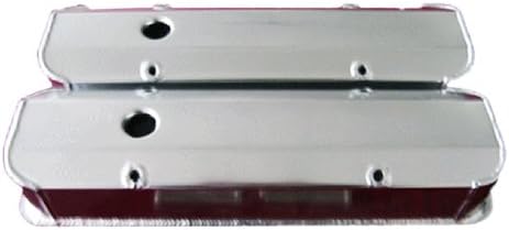 Proheader PV191 - SBC Chevy Polished Aluminum Fabricated Valve Covers