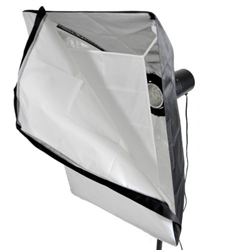 CowboyStudio Single 300 Watt Photo Studio Monolight Flash Lighting Kit - 1 Studio Flash/Strobe, 1 Softbox