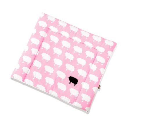 Pinolino 71522-7S - Komfort-Wickelauflage Stoff, \'Happy Sheep\' rosa Preisvergleich