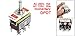 uxcell AC 250V/15A 125V/20A ON/OFF/ON 3 Position DPDT Momentary Toggle Switch