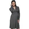 Olian Drape Knot Maternity Dress