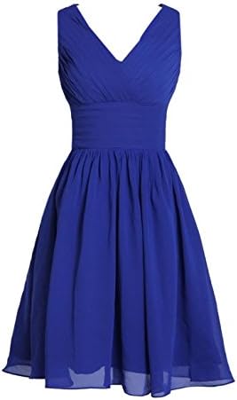 Women's Straps Short Chiffon Bridesmaid Dress Party Dress