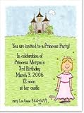 Blonde Princess Party Invitation