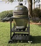 Cypress Series Ceramic Charcoal Grill With Shelves