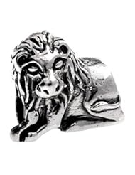 Silverado Lion Silver Charm - Fits On Pandora Chamilia And Troll Bracelets