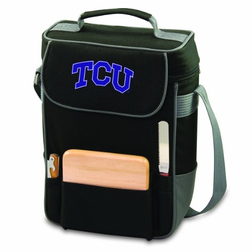 NCAA Texas Christian Horned Frogs Duet Insulated Wine and Cheese Tote