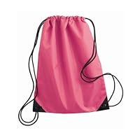 Liberty Bags Value Drawstring Backpack, Hot Pink