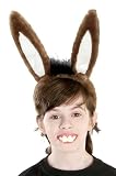 Shrek Donkey Costume Ears and Donkey Teeth