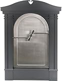 Classy Customs Charcoal Small Stainless Steel Magnum Pet Portal CLAS0015