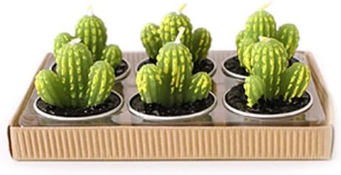 Cute Cactus Shaped Smoke And Smell Free Candle