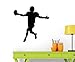 Wallmonkeys Football Silhouette Wall Decal Peel and Stick Graphic (12 in W x 12 in H) WM79230