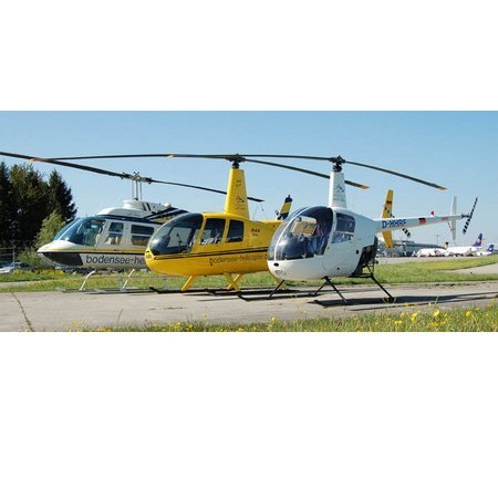 Helikopter selbst fliegen kompakt in Friedrichshafen