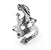 Tall Sterling Silver Large Fierce DRAGON Ring (Size 8,9,10,11,12,13)
