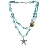 Lucky Brand Capri Silver-Tone Turquoise Strand