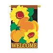Welcome Fall Pumpkin Flag 28" X 44"