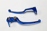 Brake & Clutch Levers - Suzuki GSXR 600 06-11, GSXR 750 06-11, GSXR 1000 05-06 and 09-11 - Blue