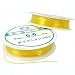 2 Yellow Stretch Elastic Beading String Cord 0.6mm 65Ft