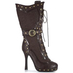 Ellie Shoes Women's Victoria Adult Boot 8 Brown