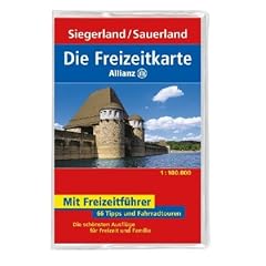 Die Freizeitkarte Allianz Siegerland / Sauerland 1 : 100 000: 66 Tipps und Fahrradtouren. Die sch�nsten Ausfl�ge f�r Freizeit und Familie