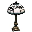 Florida Marlins MLB Stained Glass Table Lamp