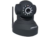 Foscam Fi8918w Wireless/wired Pan & Tilt Ip Camera with 8 Meter Night Vision and 3.6mm Lens (67 Viewing Angle) - Black