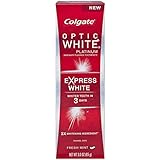 Colgate Optic White Platinum Express White Fresh Mint Toothpaste, 3 Oz, 2 Pack