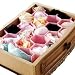 kilofly Home DIY Drawer Organizer, Pink