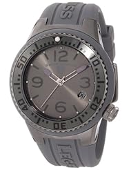 Swiss Legend Womens 11044P-GM-018B Neptune Gunmetal Tone Dial Grey Silicone Watch