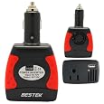 BESTEK 150W charger dc ac power inverter car dc 12v to 110v car adapter usb charger car samsung adapter pda car charger htc adapter car lg charger mp3 car adapter iphone charger car motolora adapter ipad car charger blackberry car adapter ac charger(random color) 1511U-54