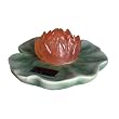 TotalPond UW16253 Solar Pond Floating White Lilly Pad Light