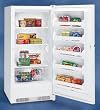 Frigidaire White Manual Defrost Upright Freezer