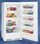 Frigidaire White Manual Defrost Upright Freezer