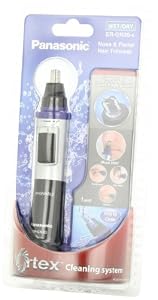 Panasonic ER-GN30-K Vortex Wet/Dry Nose and Facial Hair Trimmer-Super Size Package - 2 Count