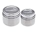 LunchBots Rounds Stainless Steel Leak-Proof Food Container Set, 8-Ounce and 16-Ounce