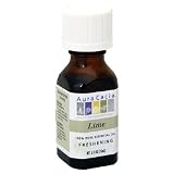 Aura Cacia Pure Aromatherapy 100% Pure Essential Oil, Lime, Freshening , 0.5-Ounces (Pack of 4)