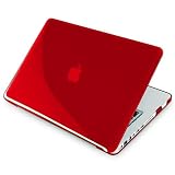 Snap-on Case compatible with Apple® MacBook® Pro, Clear Red