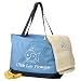 CLP Strandtasche 59�12,5�38 cm, blau