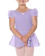 Danskin Girls 2-6x Puff Sleeve Leotard With Skirt