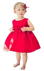 Girls Tea Length Silk  Dress With a Sash 