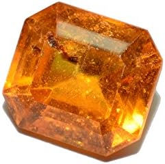 Spessartine Garnet facet cut gemstone 3.31 carat
