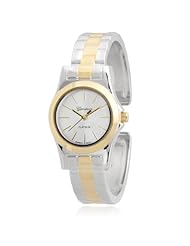 Brinley Co. Womens Stainless Steel Cuff Watch