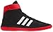 Adidas Wrestling Men's Combat Speed 4-M, Black/Collegiate Red/White, 11 M US