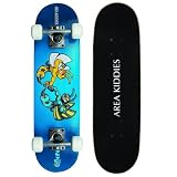 Area Kiddies Kinderboard "Ninja Bee" - kleines Skateboard für Kinder ab 5 Jahre, 61 cm lang